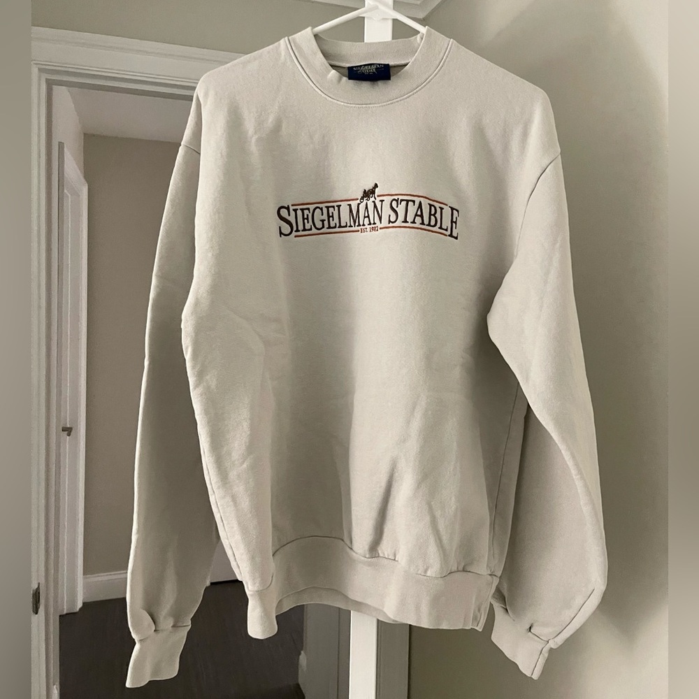 Siegelman Stable Embroidered Crewneck Sweatshirt